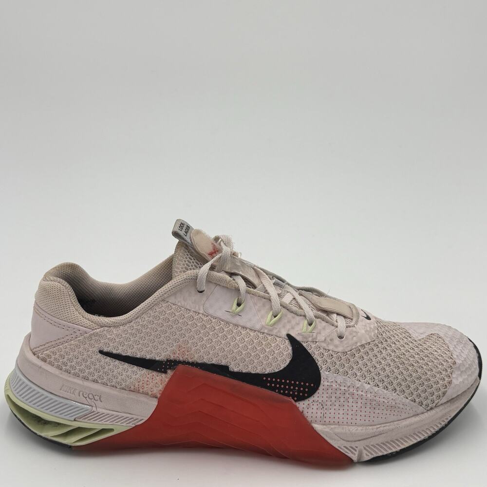 Nike Metcon 7 Shoes Women's 10 Pink Mesh Gym Training Low Top Athletic Sneakers